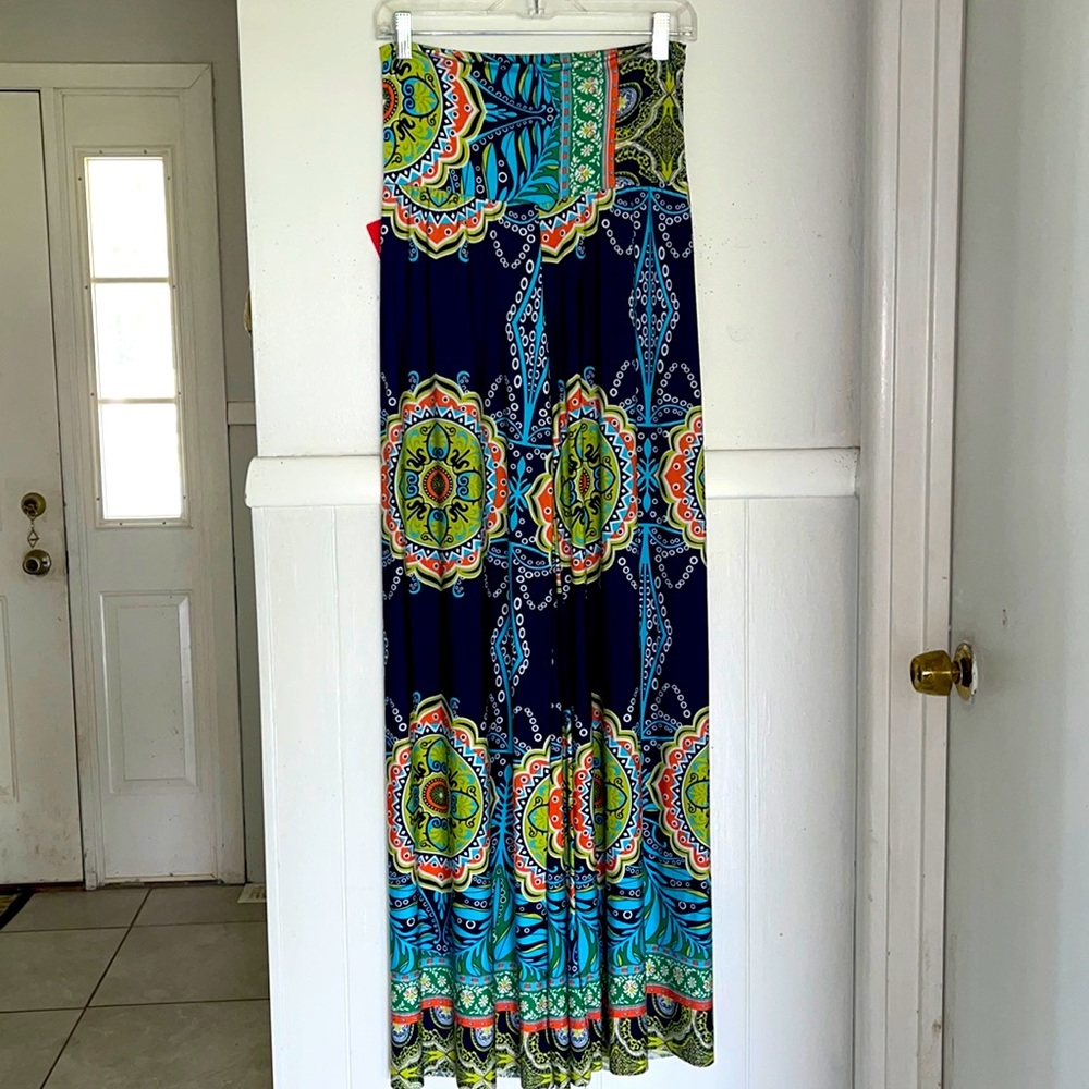 J USA jersey palazzo stretchy boho printed…